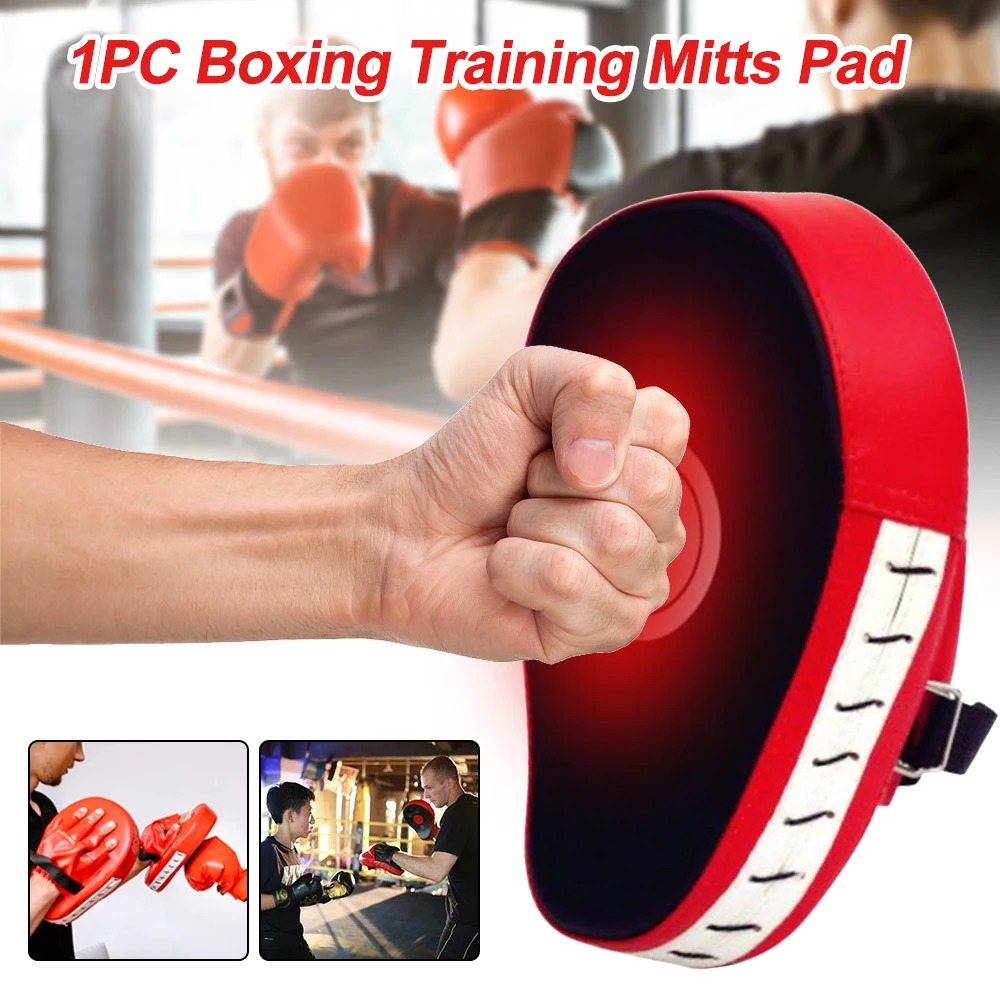 Boxing Hand Punch Target Bag Thai Kick Sanda Training Thickened Karate Training Mitt Focus Punch Pads for Adults Kids