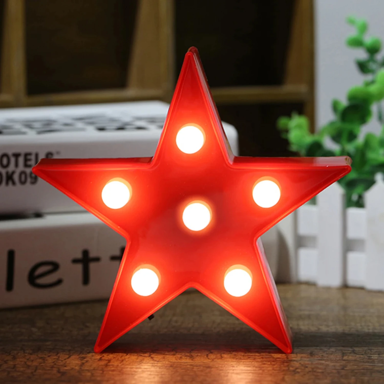 Beautiful Creative Small Star Shaped LED Night Lights Desk Lamp - Functionally Designed Must-Have Addition to Any Space - Stunni