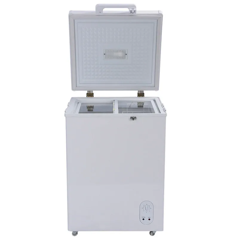 DC 12V/24V Solar Freezer Freezer Freezer Refrigerator Horizontal Large Capacity Commercial Household Energy Saving