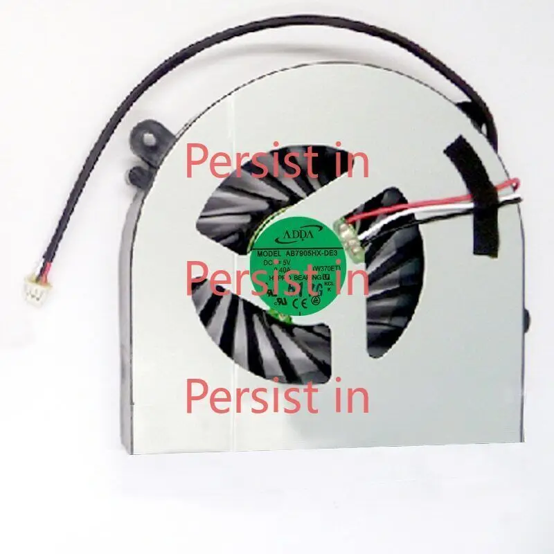 New 3-PIN ADDA CPU Cooling Fan for Clevo W150 W150er AB7905HX-DE3 6-23-AW15E-011