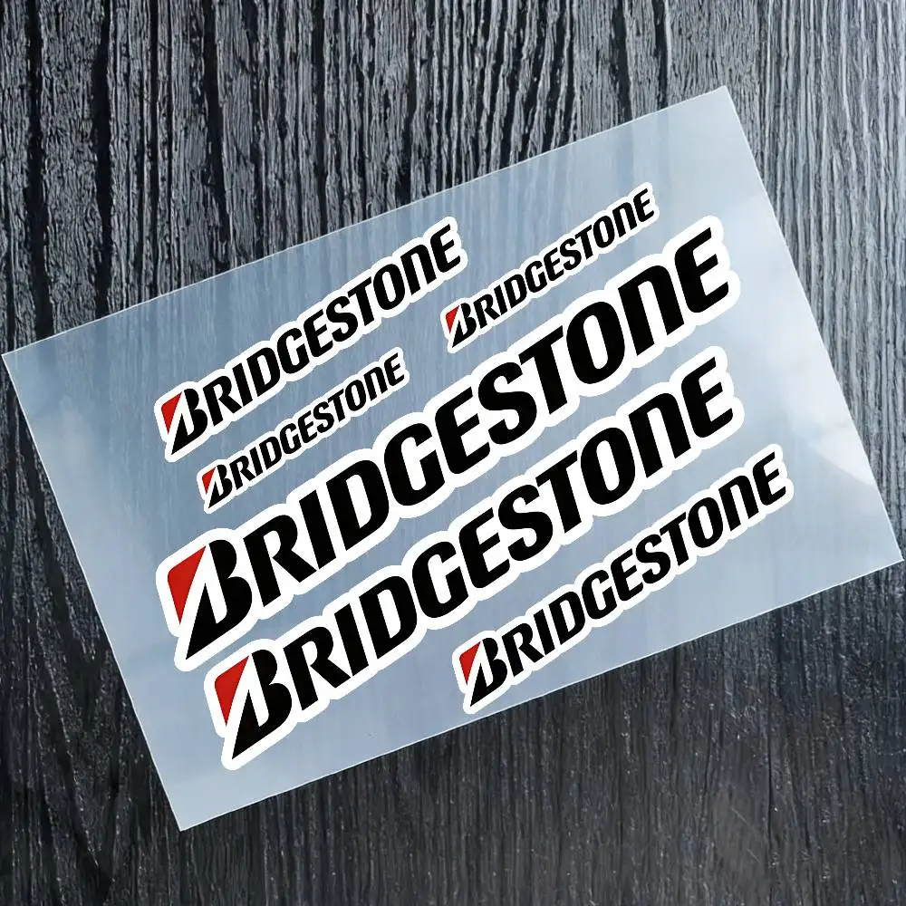 

For BRIDGESTONE Reflective Motorcycle Stickers Waterproof Vinyl Decals For Motorbike Helmet Fuel Tank Bike