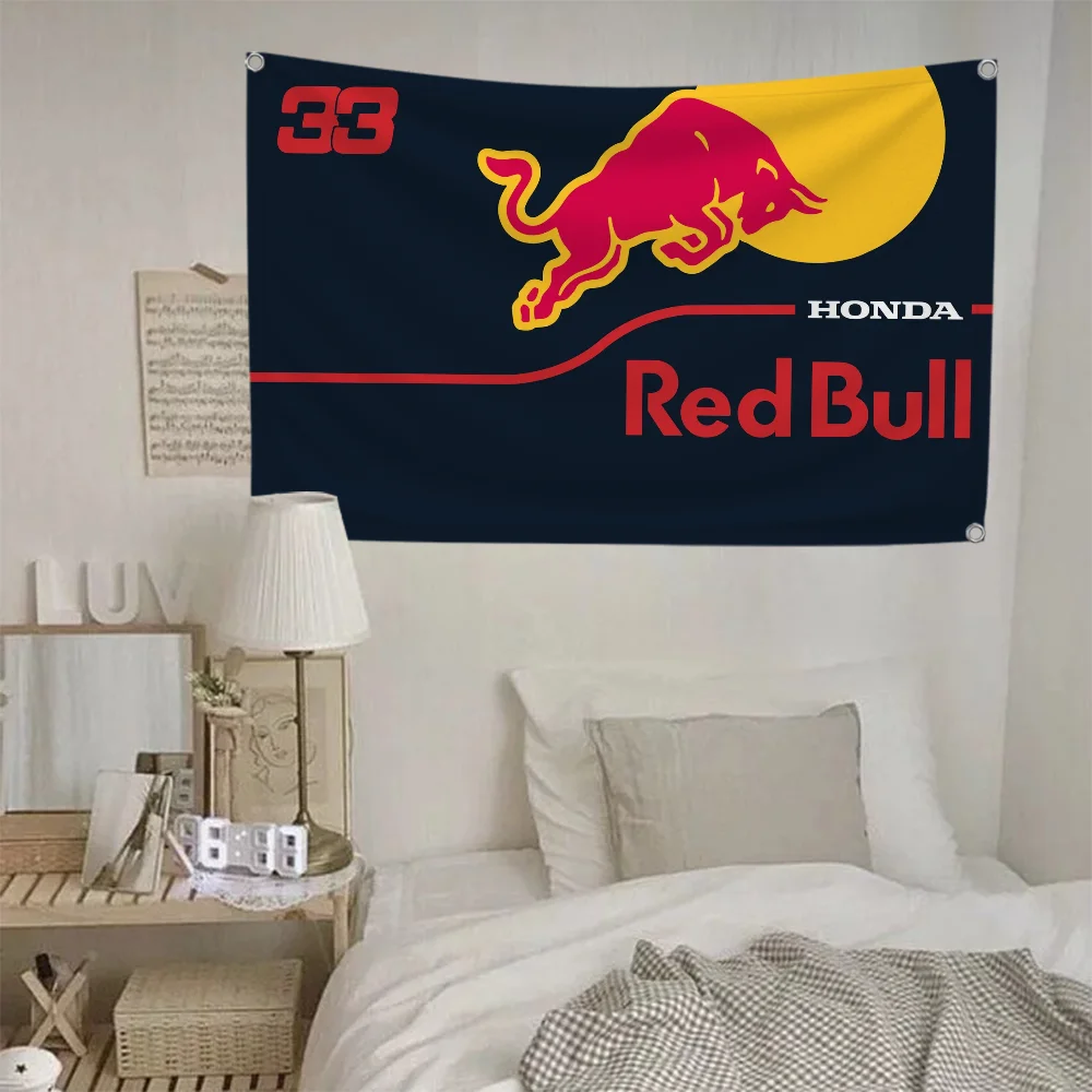 Double Penetration Flag Red Bull Home Decoration Custom Flag to Hang Flags for Bedrooms Fall Decor Outdoor Garden Tapestry