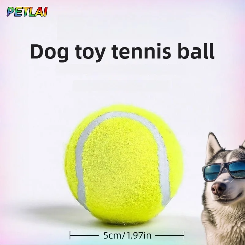 

Dog toy tennis balls interactive Elastic training ball Teddy training toy supplies pet outdoor walking Teeth-grinding chase ball