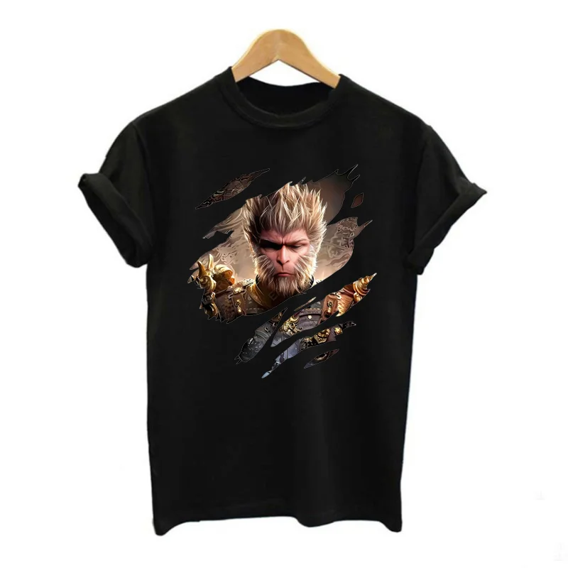 2PCS/Lot Black Myth Wukong Iron On Ironing Thermoadhesive Fusible Patches Heat Thermal Transfer T Shirt Stickers For Clothes DIY image 4