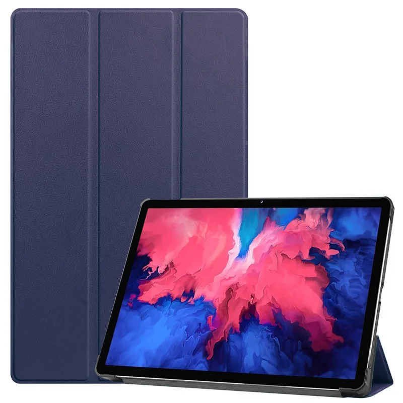 

Funda For Lenovo Tab P11 Plus Case 11 inch Trifold Leather Hard Stand Smart Cover For Lenovo Tab P11 Case tb-j606f j606l j616f