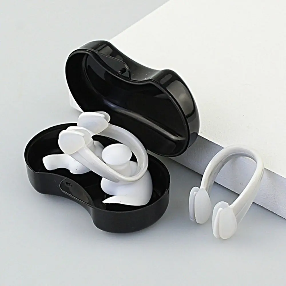 Silicone Earplug Nose Clip Suit with Case Soft Swimming Earplugs Set Waterproof Anti-noise Ear Plugs Diving/Surfing/Swimming