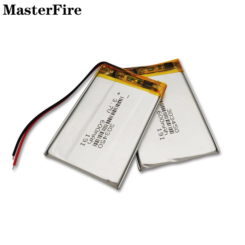 303450 600mah 3.7V Lithium Polymer Battery For Bluetooth Headset Electronic Toy LED Light Rechargeable Li-polymer Batteries