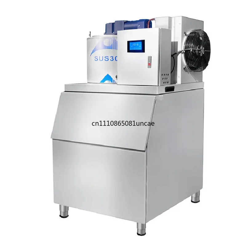 Automatic 1 ton/day professional flake ice machine Latest stainless steel 200/300/500/1000 kg ice machine Commercial hotel