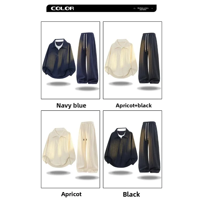 spring-and-autumn-men's-sports-and-leisure-loose-breathable-hoodie-outdoor-fashion-trend-handsome-wide-leg-pants-2-piece-set