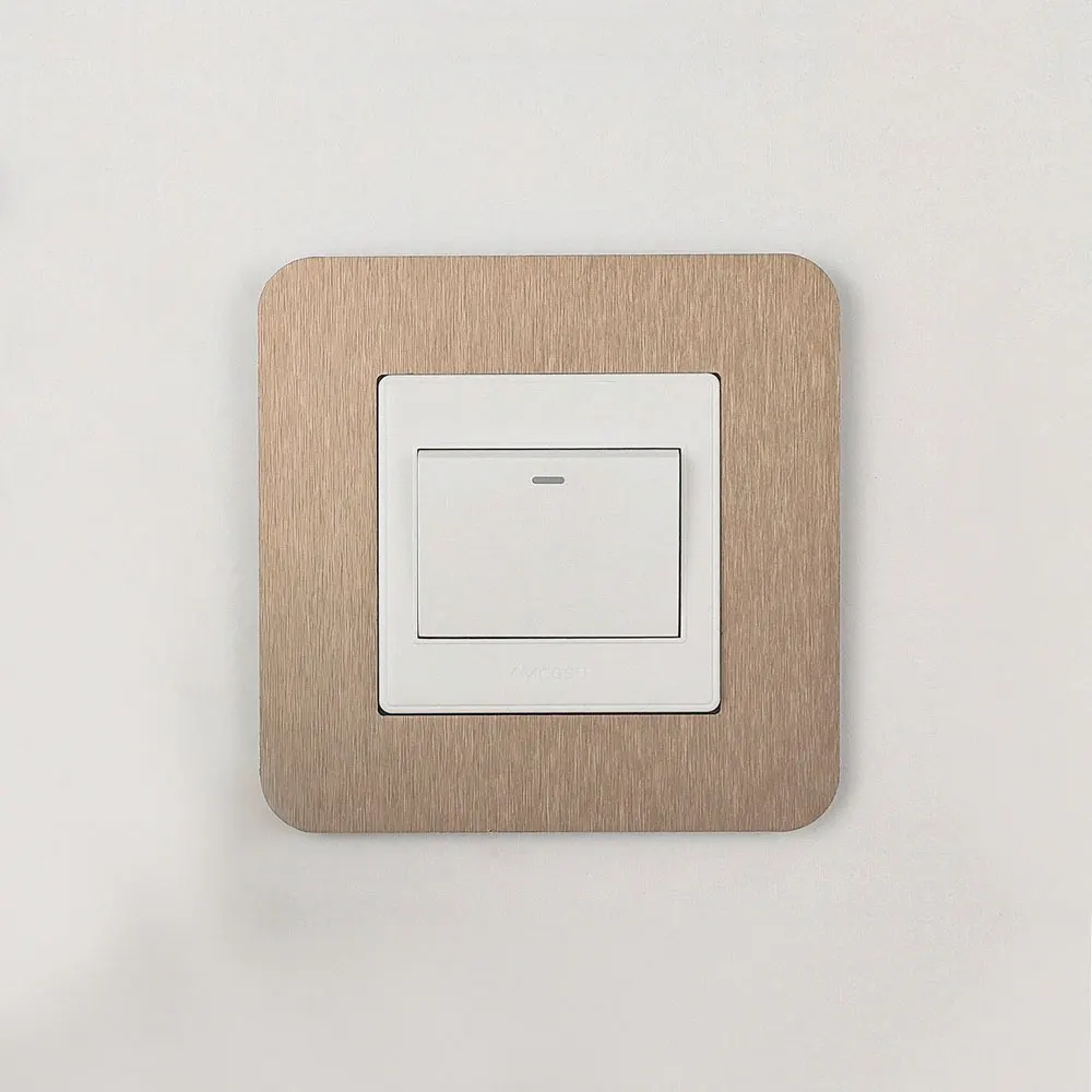 1Pc Simple Anti-Dirty Buckle Type Non-Adhesive Dustproof Switch Protective Cover Outlet Wall Sticker For Home Living Room Decor