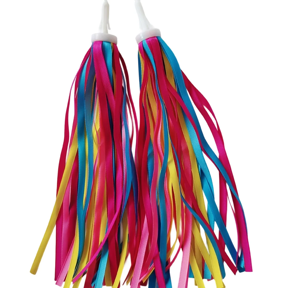 Colorful Bike Handlebar Tassels Scooter Handlebar Children's Bicycle Accessories Easy Installation And Removal