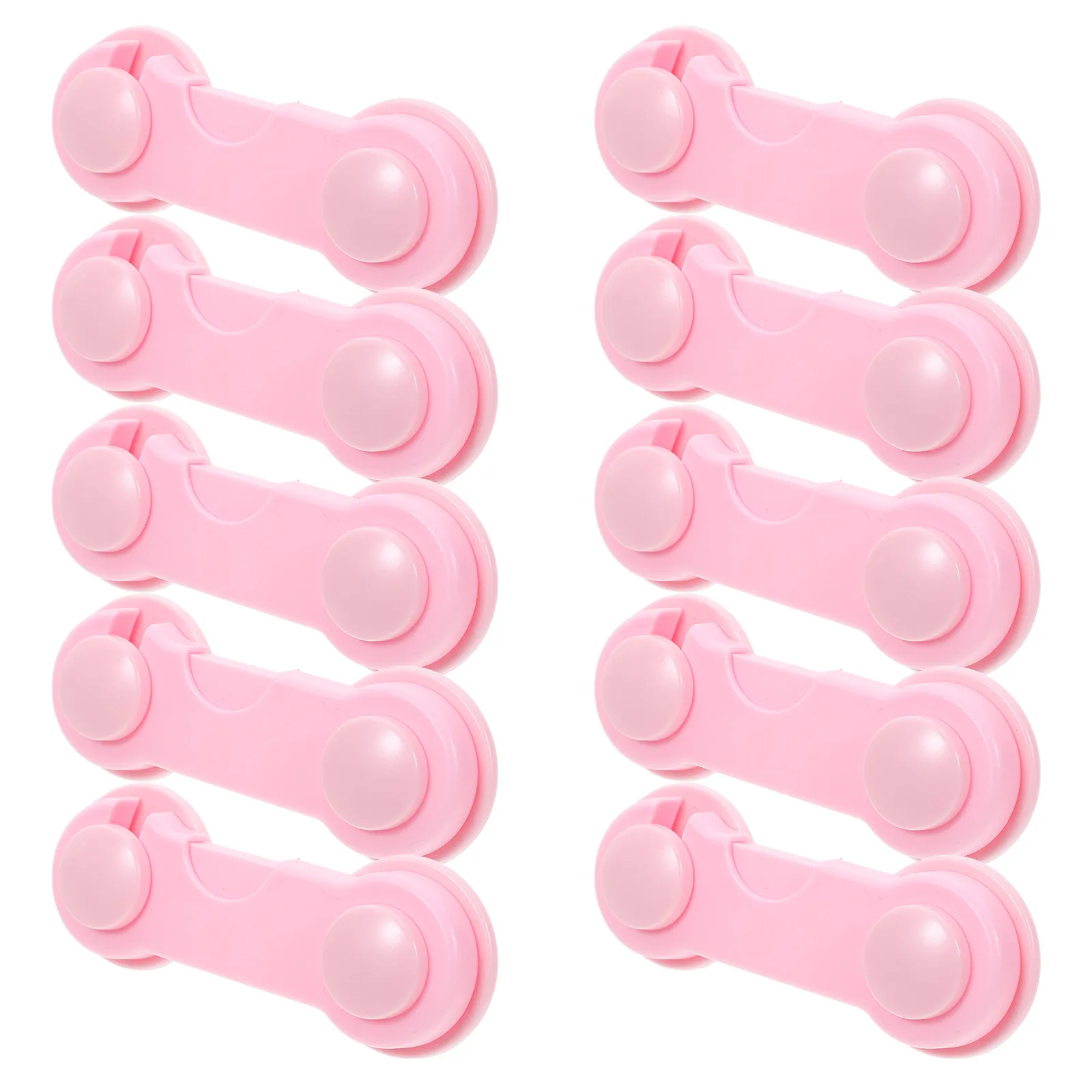 

10 Pcs Fridge Lock Cabinet Locks Drawer Freezer Door PE Cabinets for Kids Safety