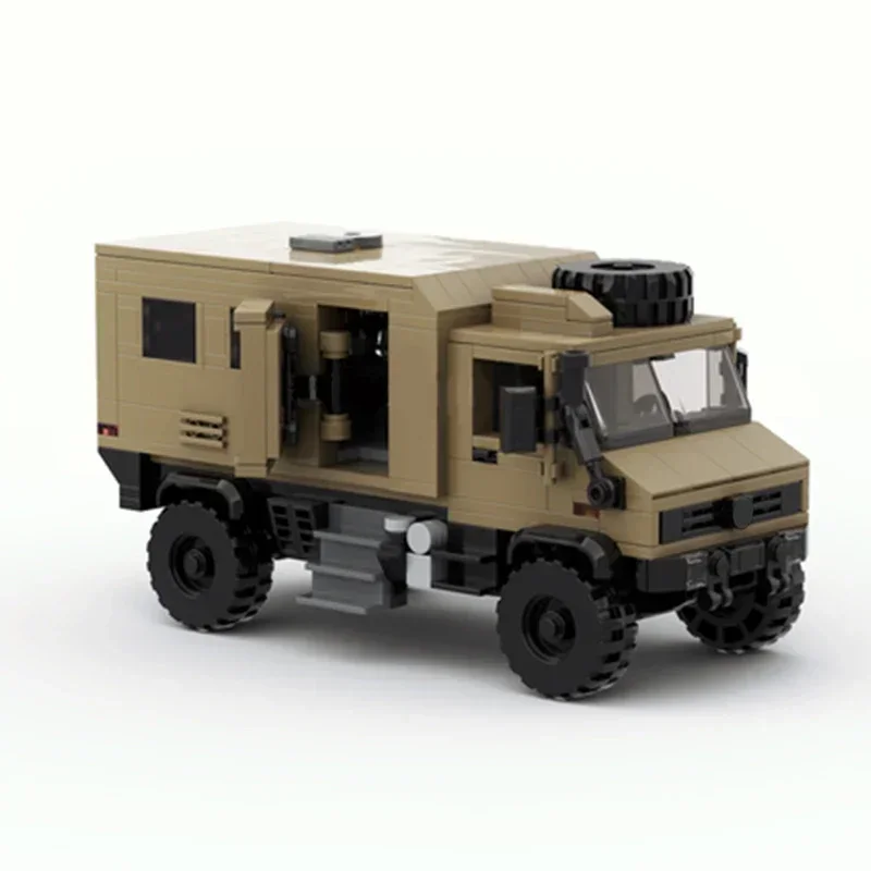 Décennie s de construction de modèle de voiture militaire, briques modulaires Moc, UnimAustin U4000, GMC H1, technologie de voiture, cadeaux de Noël, jouets de bricolage, ensembles d'assemblage