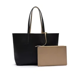 NEW high-quality Handbag Double Color Tote Bag Purse Set Double Faced Large Capacity Shoulder Bags For Women Beach Shopping Bag