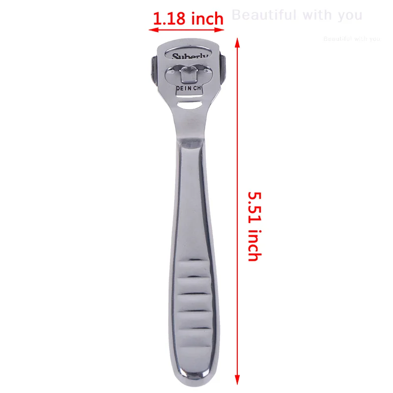 Harte abgestorbene Haut Rasierer Nagelhautschneider Entferner Pedikürefeile Fußpflege Kalluswerkzeug