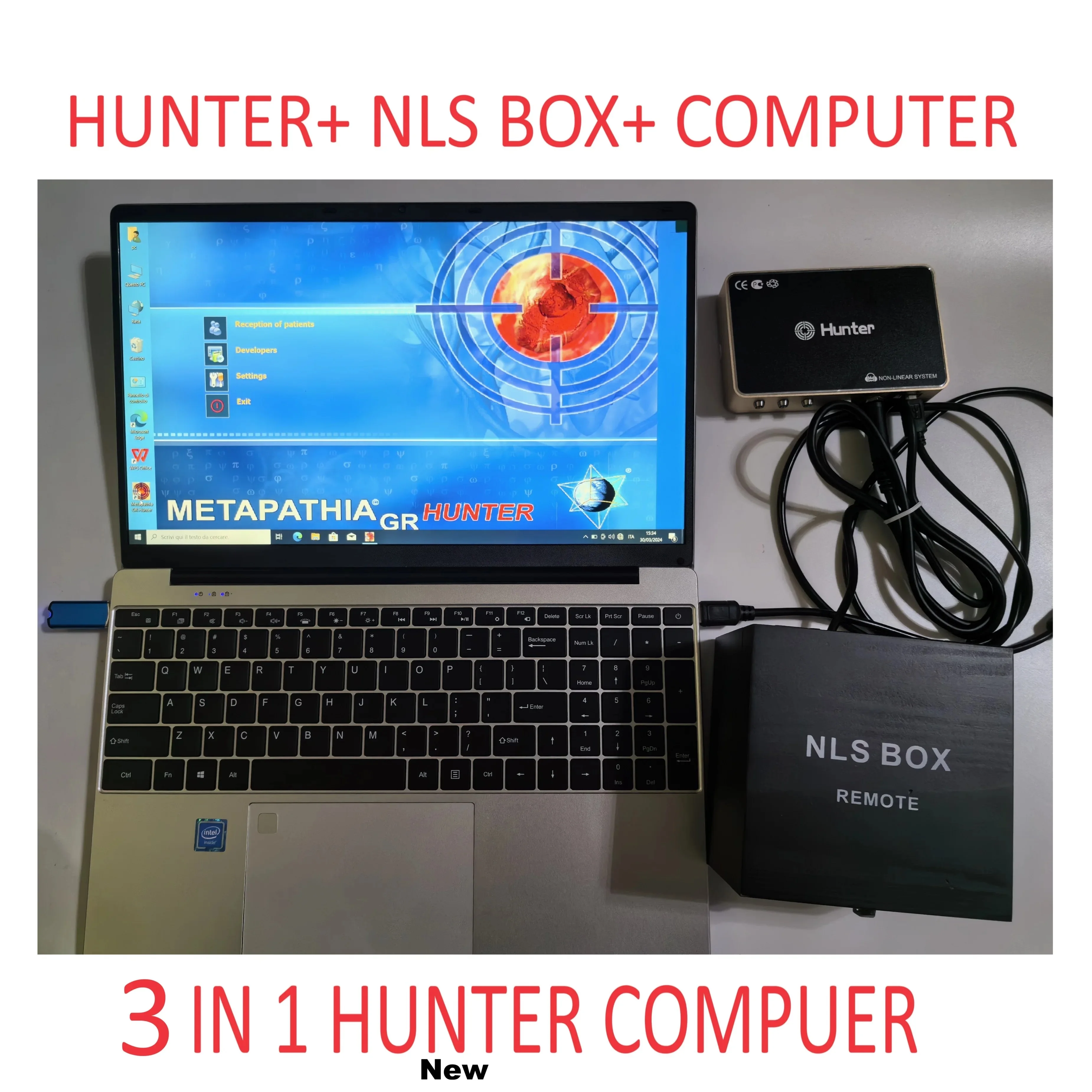 

Удаленный анализ ДНК Meta Hunter 4025 NLS Компьютерная нелинейная система Анализатор тела для здоровья Сканер Анализ акупунции Автотерапия