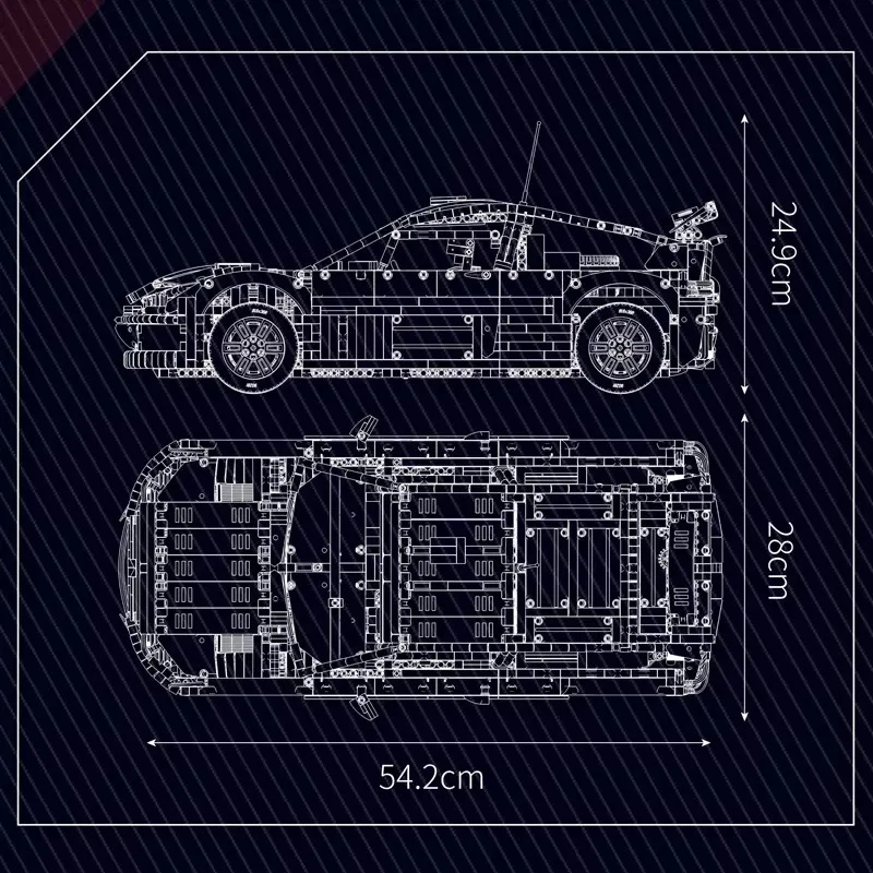 Mould King 13187 Technical MOC WRC Racing Car Building Blocks Set C4 Sport Car Model Toys for Adults