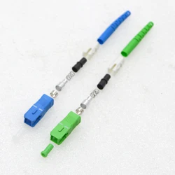 500pcs FTTH SC UPC APC Fiber Optic Quick Connector Jumper Loose Parts 3.0/2.0 Adapter Without Plug Ceramic Core Factory Wholesal