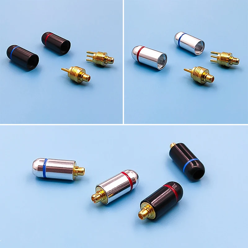 2pcs MMCX Connector MMCX Pin Plugs For Gold Plated MMCX Connector