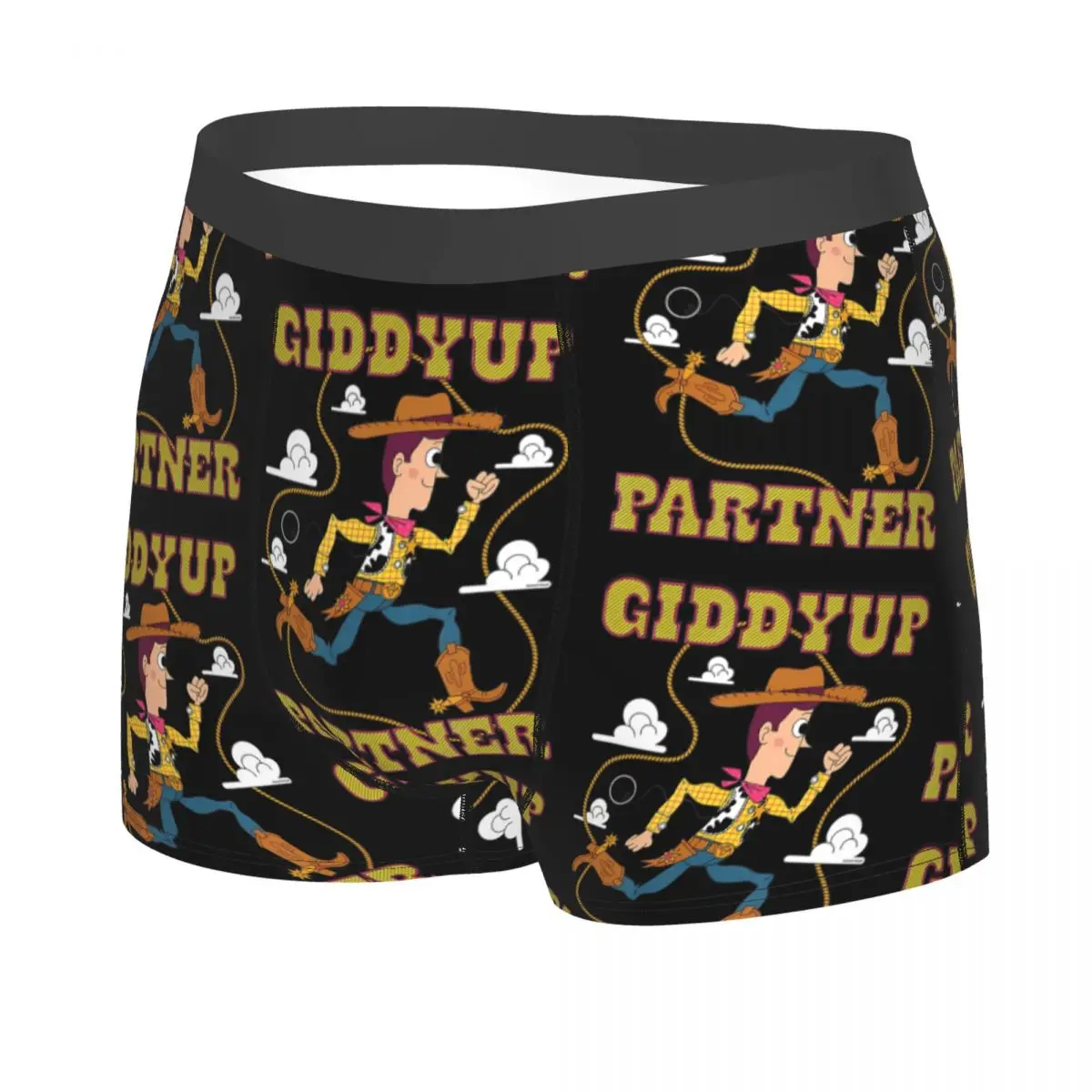 Men Toy Story Cartoon Kids Movies Boxer Briefs Shorts Panties Soft Underwear Woody Male Printed Plus Size Long Underpants