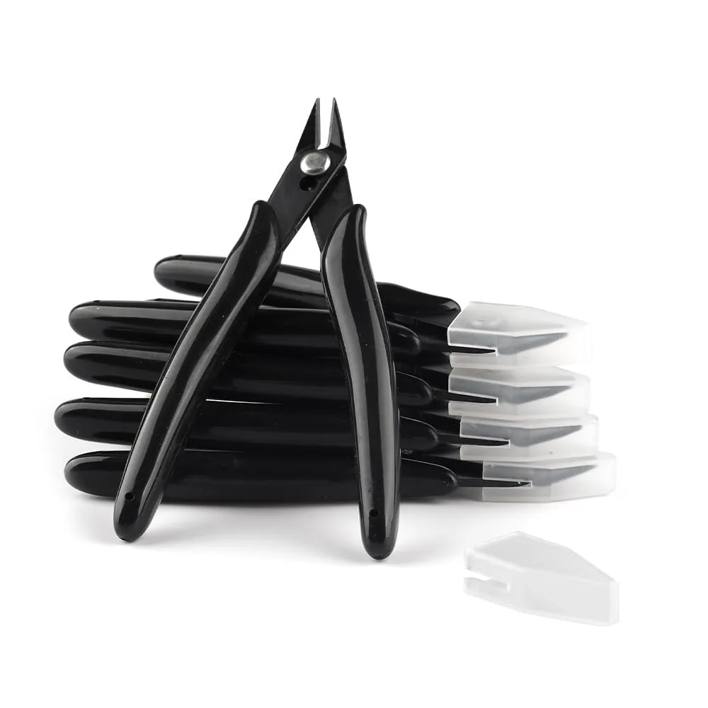 2 قطعة كماشة الشعر التمديد الكيراتين السندات كماشة القطع سلك فلوش القواطع سلك كليبرز كماشة الشعر التمديد أداة