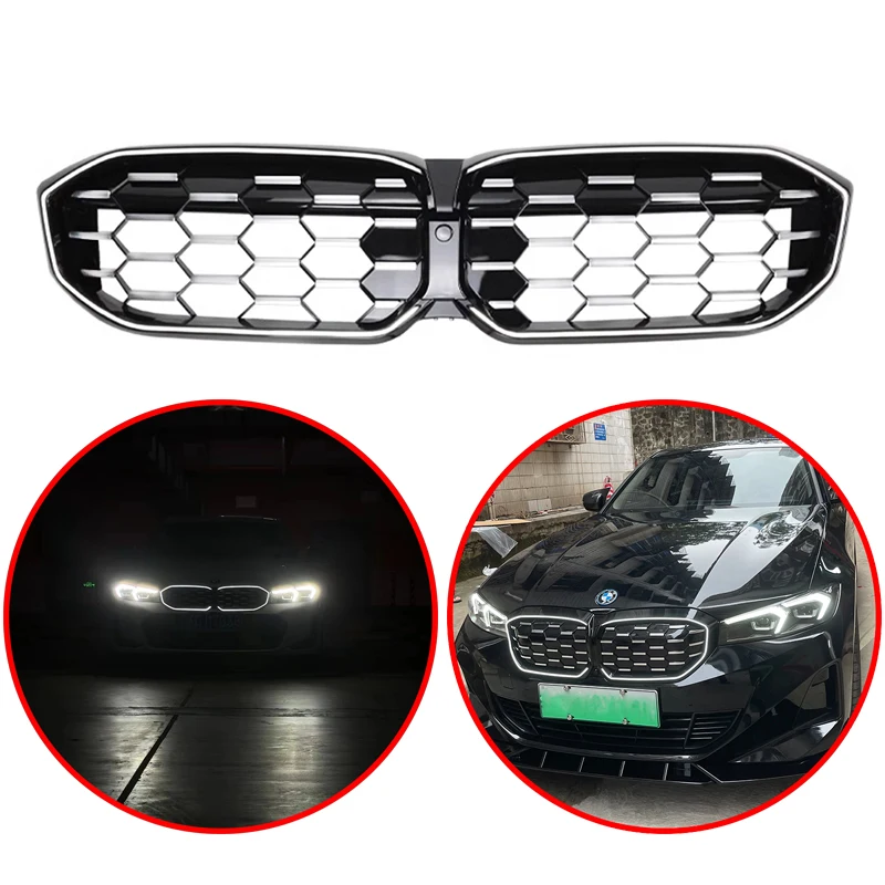 

For BMW 3 Series G20 2023+ xDrive 320i 325i 330i M Sport Racing Grilles LED Light Luminous grille Multiple styles Body Kit