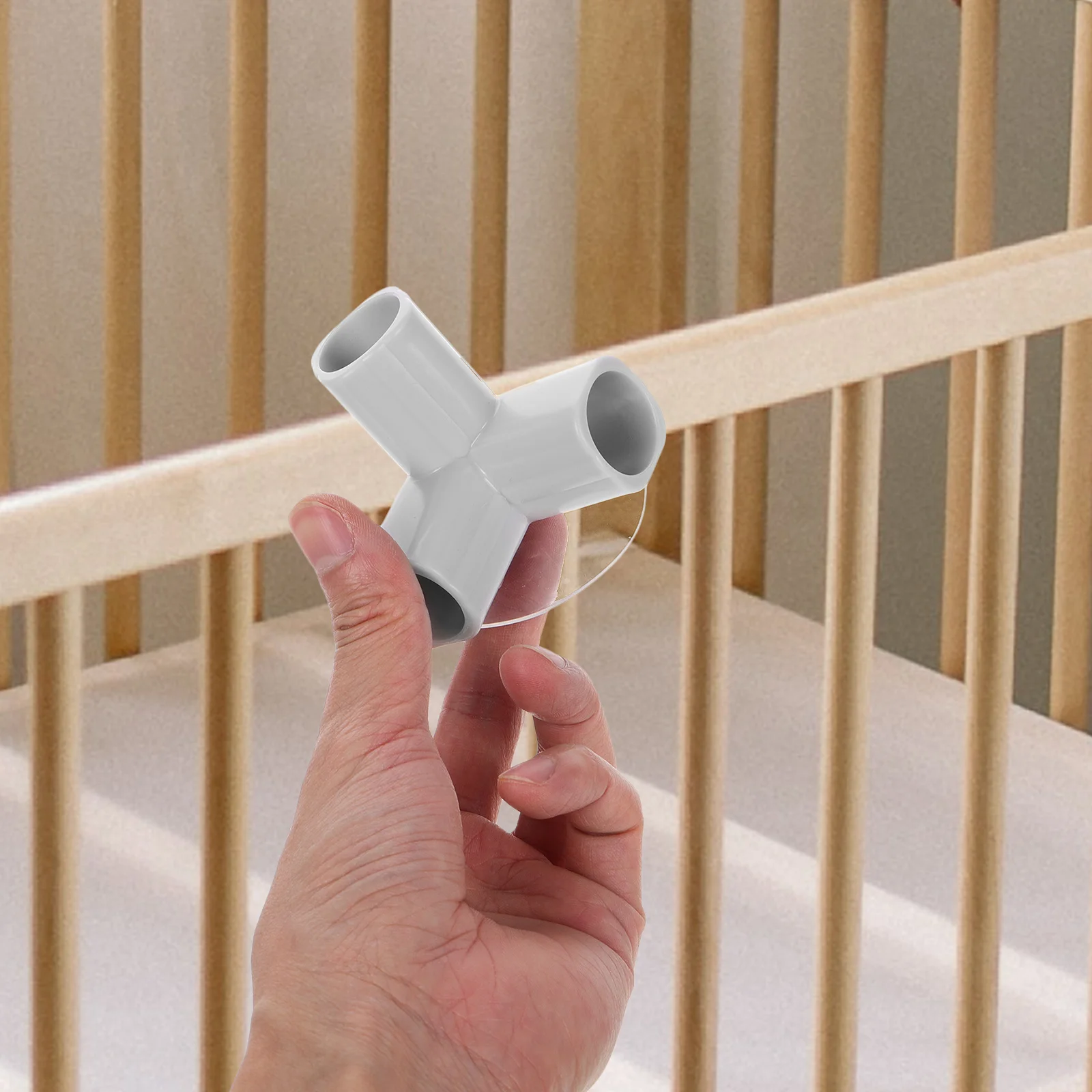 Parti del box per bambini Connettori di ricambio per giunti a 3 vie Diametro interno 22 mm Connettore per palo della tenda Accessori per il cortile del gioco del bambino