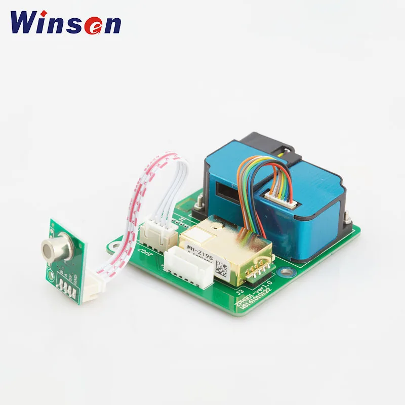 1pc ZPHS01 CO2/PM2.5/CH2O/TVOC Detection Winsen Multi-in-One Sensor Module UART Output Temperature & Humidity Detection