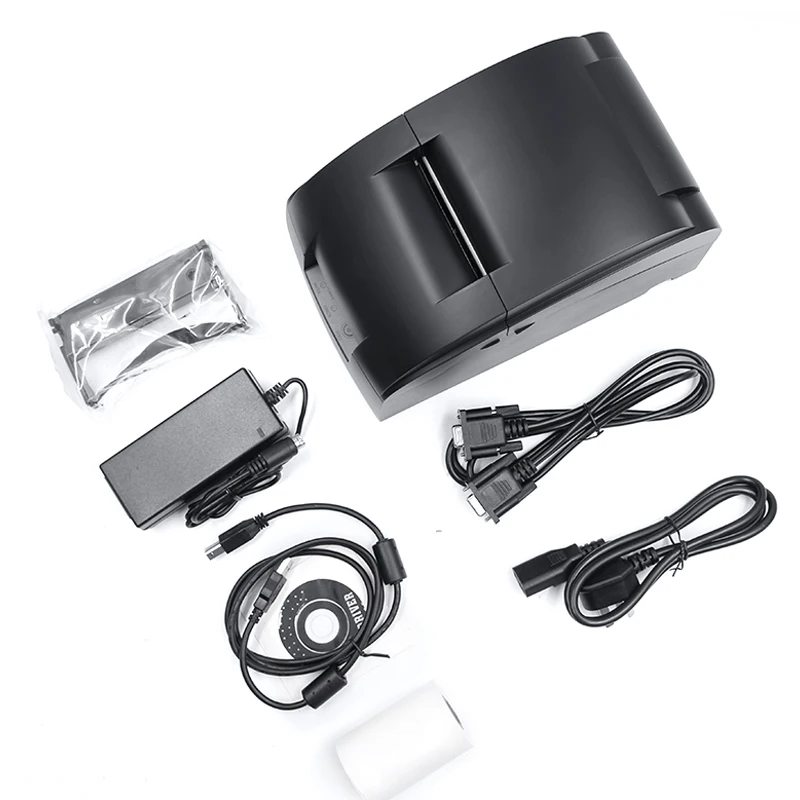 Dot-matrix POS-bonprinter 76 mm USB + RS232-interfaces met kassaladepoort