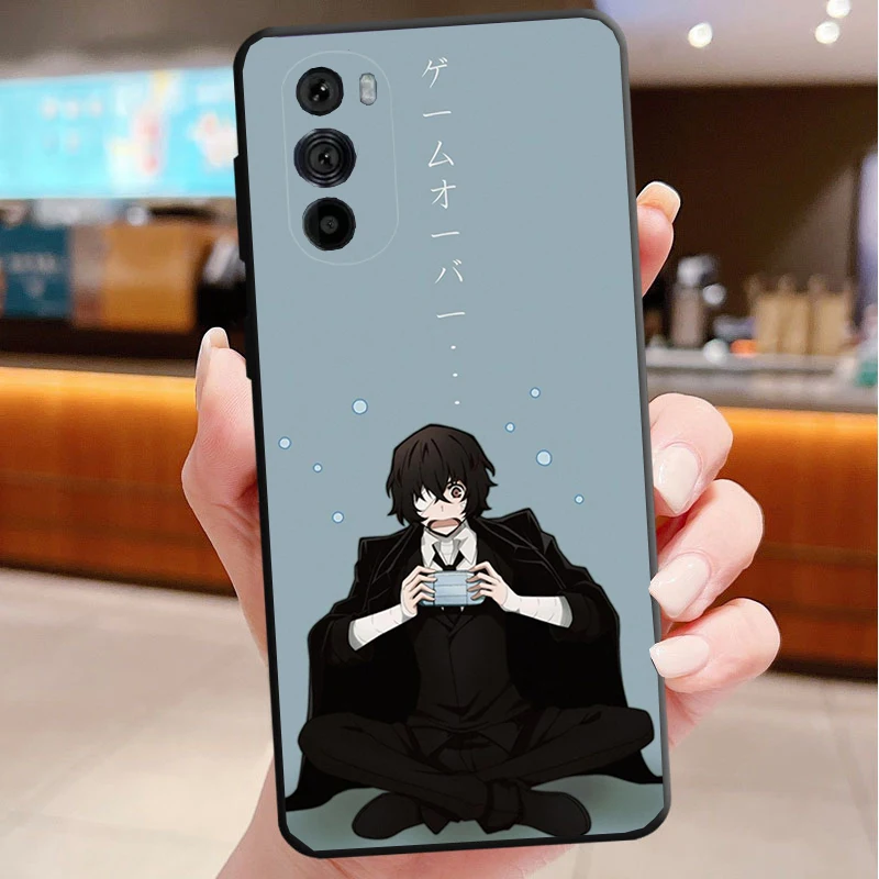 حافظة هاتف لهاتف موتورولا إيدج 50 40 برو 60 50 40 30 Ultra Neo Fusion Moto G85 G72 G53 G54 G84 G13 G32 Bungou Stray Dogs Dazai