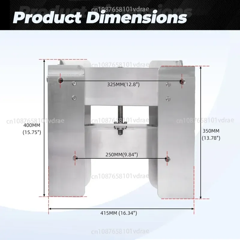 Outboard Engine Jack Plate Lift Stand – Manual Propeller Adjustment – Suitable for Outboard Boat Engines