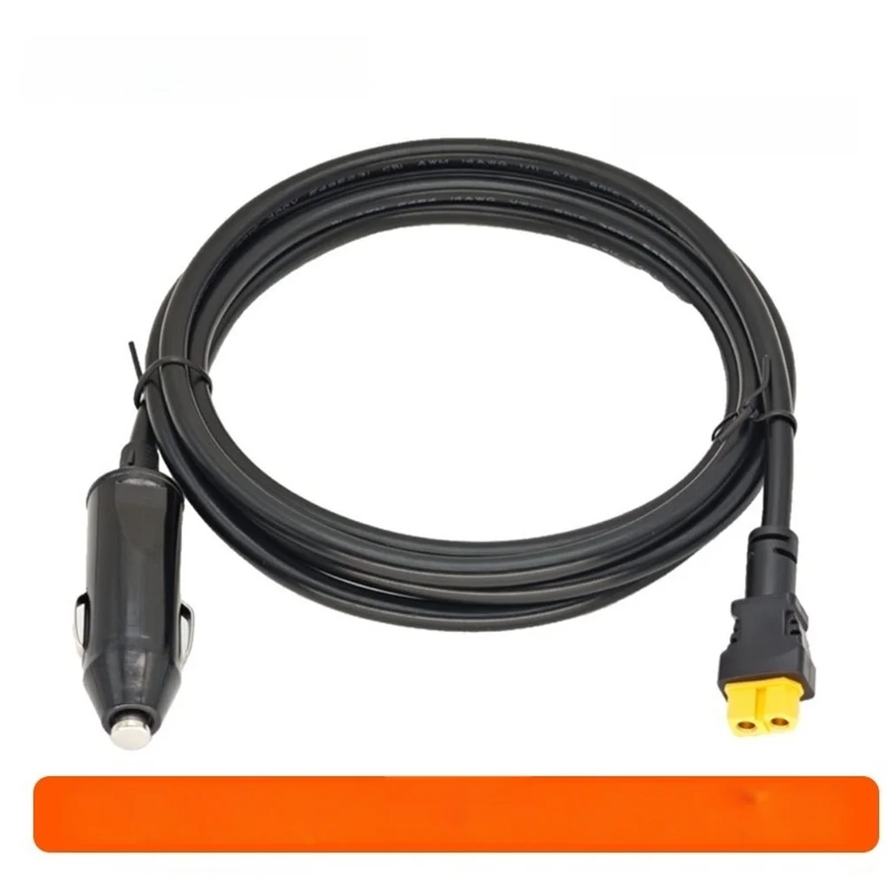 Car Power Port To For Xt60 Adapter Charging Cable 1.5M 16AWG For RC Battery Solar Panel Outdoor Extension Cord Connector Black