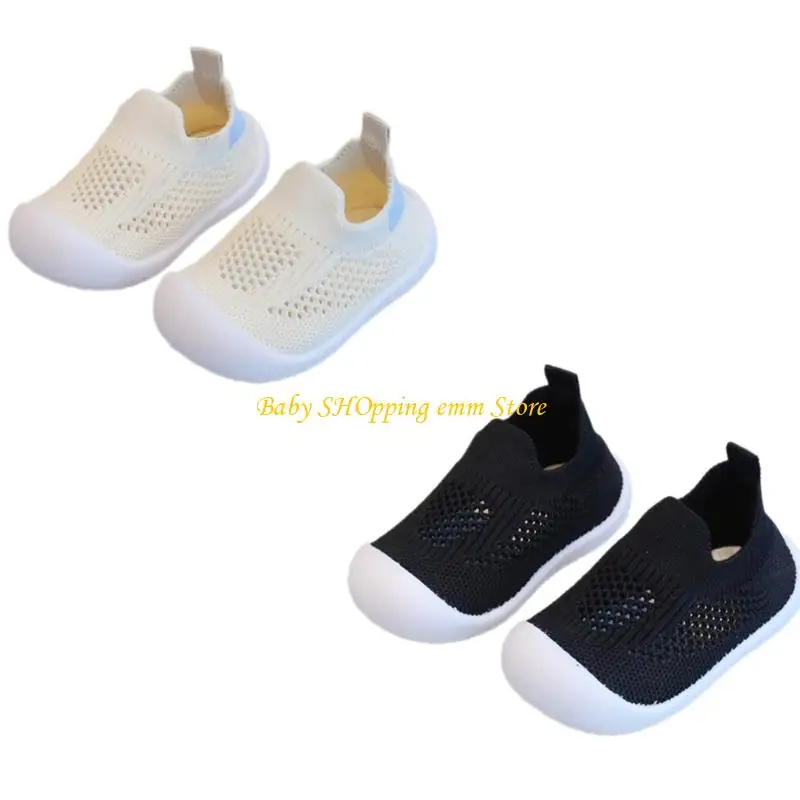 

23GD 1 Pair Flexible Bottom Baby Shoes with Ventilated Upper Enhances Balance Support for New Walkers Summer Footwear