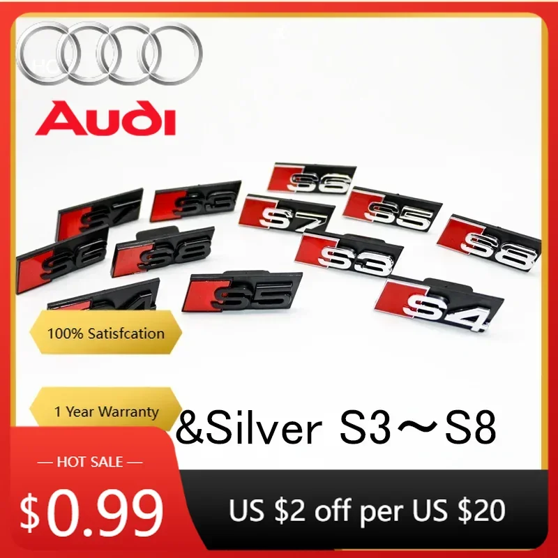 

Накладки на колесные диски, популярные для Audi, 1 шт., логотип-значок на переднюю решетку радиатора, наклейка из АБС-пластика для Audi S3 S4 S5 S6 S7 S8 RS3 RS4 RS5 RS6 RS7 RS8