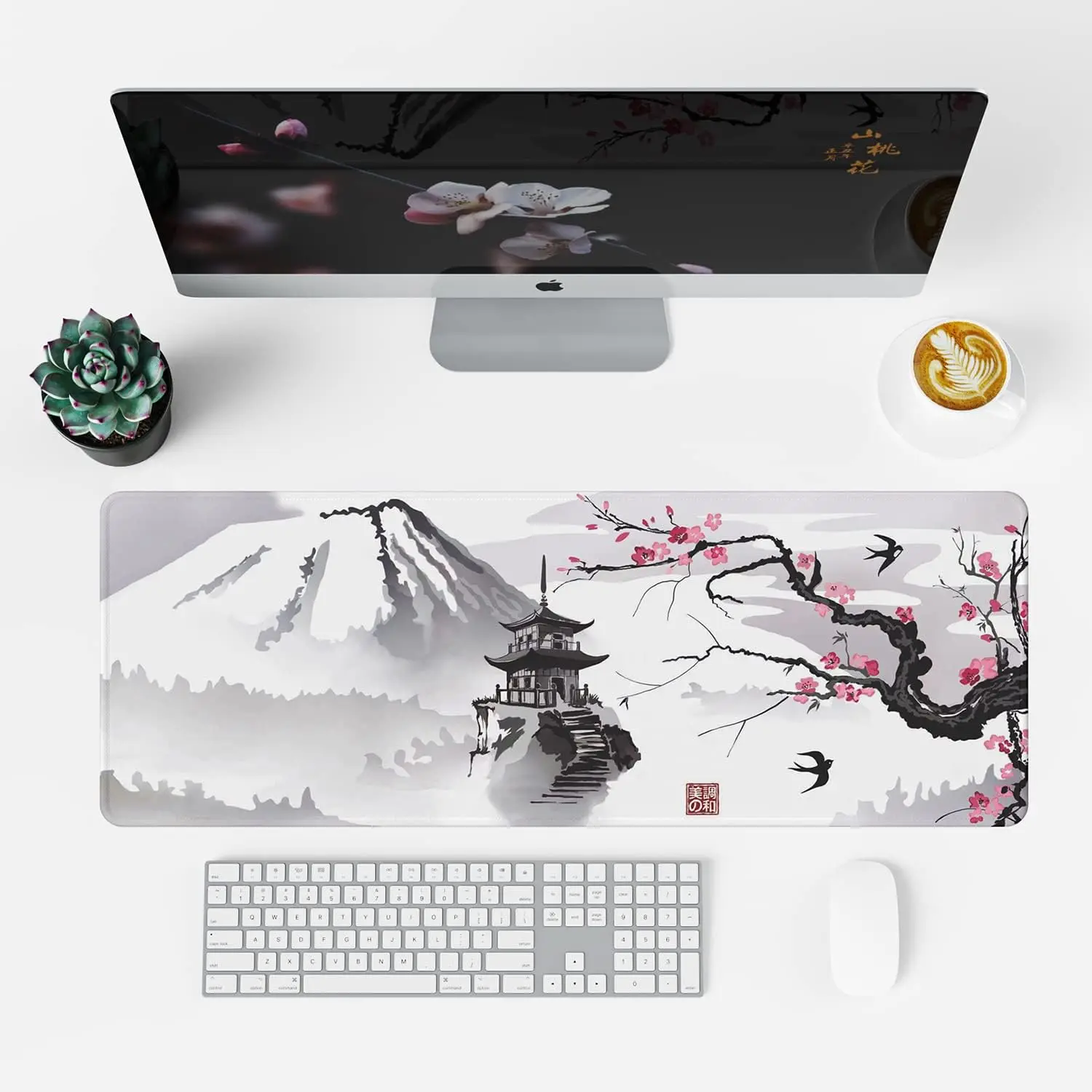 Setup Gamer Accessories Art Table Laptop Mouse Pad Kawaii Gaming Pad on The Tableanime Mouse Mats Mouse Carpet Rug Keyboard Pad