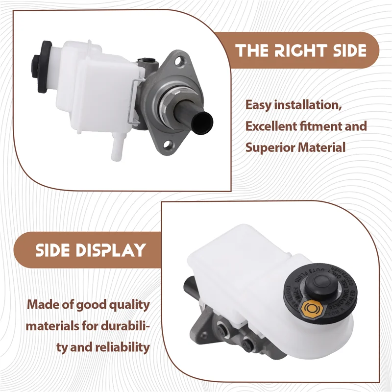 

AS57-47201-52022 Прочный главный тормозной цилиндр автомобиля для Toyota Yaris 1999-2005 47207-52022