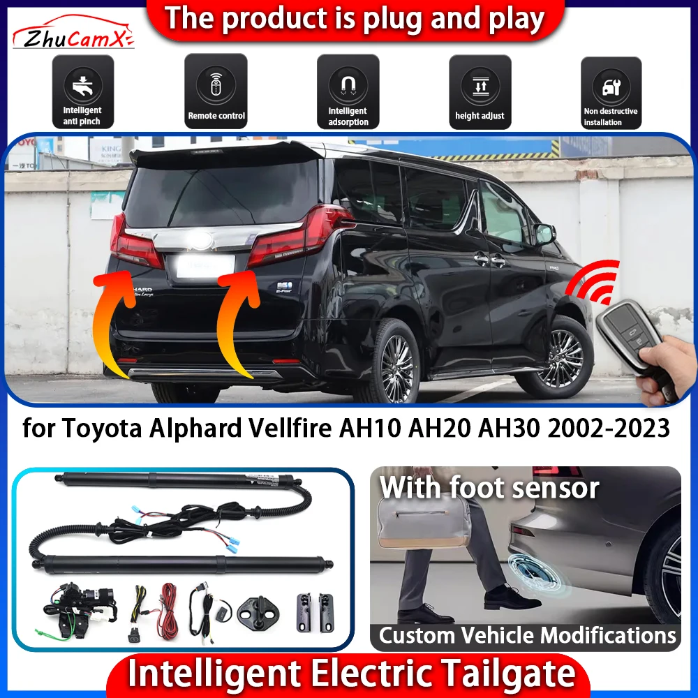 

Smart Powered Tailgate System for Toyota Alphard Vellfire AH10 AH20 AH30 2002-2023 Automatic Intelligent Trunk Lift Control Kit