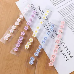 10pcs/set Trendy Korean style Girl Kid Hair Styles Holder Small Hairpins Flower Hair Clips Hair Claws Soft Ceramics