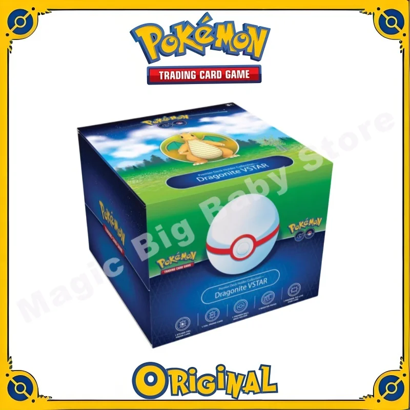 

Genuine Original Pokemon PTCG Card U.S. Edition English SS10.5 Kuailong VSTAR Card Box Collect Box Commemorative Ball Gift Box