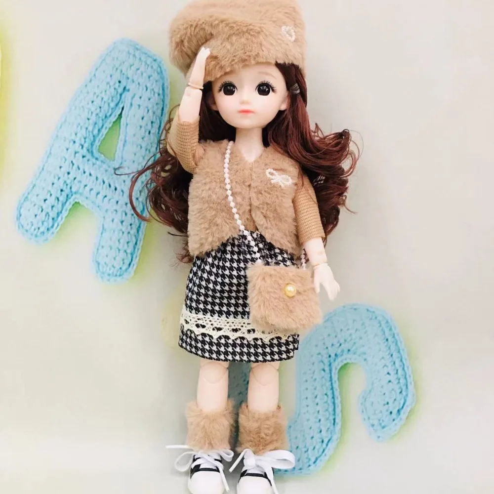 

1/6 SD 30 см Bjd кукла с одеждой, длинные волосы и париком, макияж, платье принцессы, куклы BJD, привлекательные глаза, шарнирные мячи