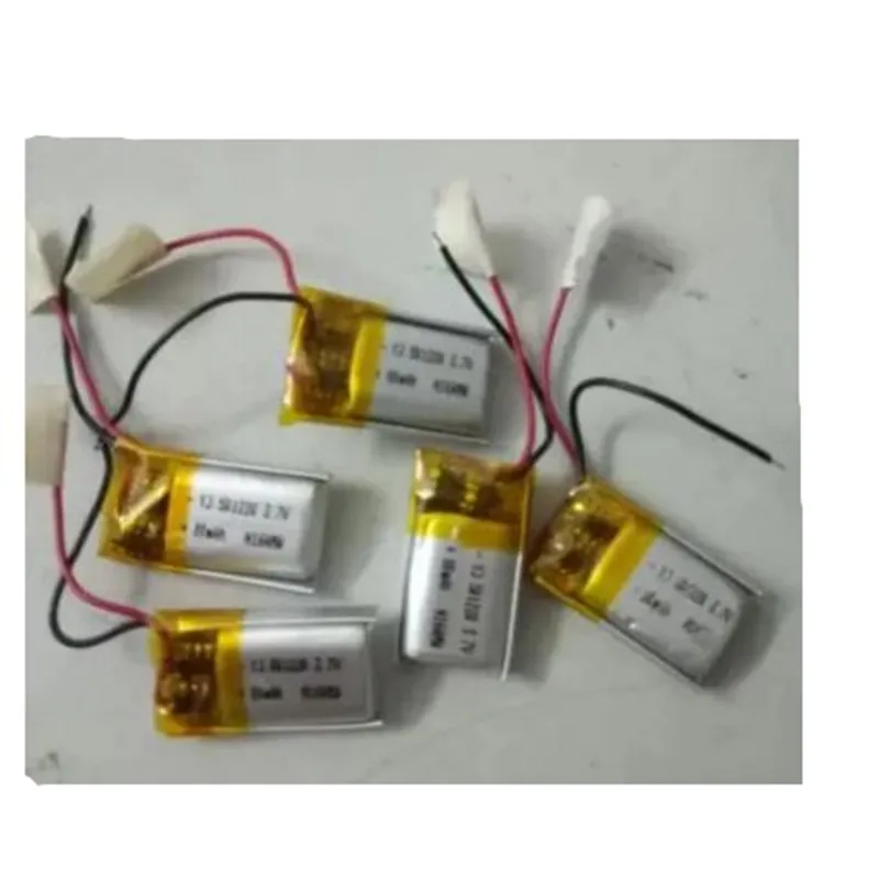 5Pcs/Lot 501220 3.7V 100MAh 0.3WH Polymer Lithium Ion Li-po Li-ion Rechargeable Battery