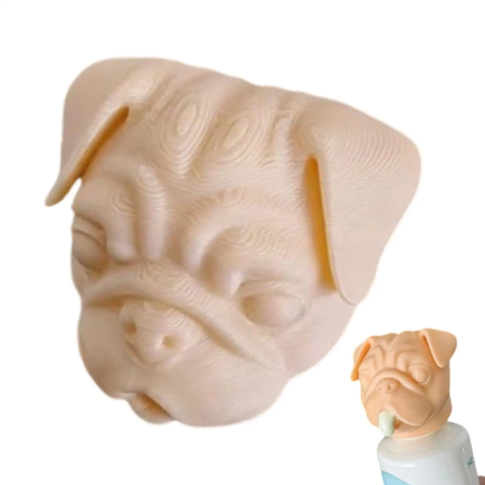

4x3cm Cute Dog Shaped Toothpaste Cap Dispenser Creative Toothpaste Squeezer Labor-saving Automatic Toothpaste Extruder Cover
