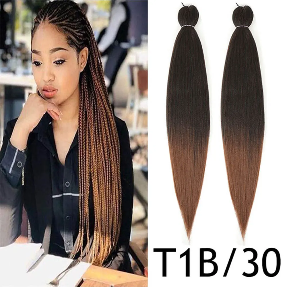 Synthetic Wholesale soft Easy Braid Hair Senegalese Passion Pre Stretched Ombre Hair Braids Crochet Jumbo Braids Hot Water Set