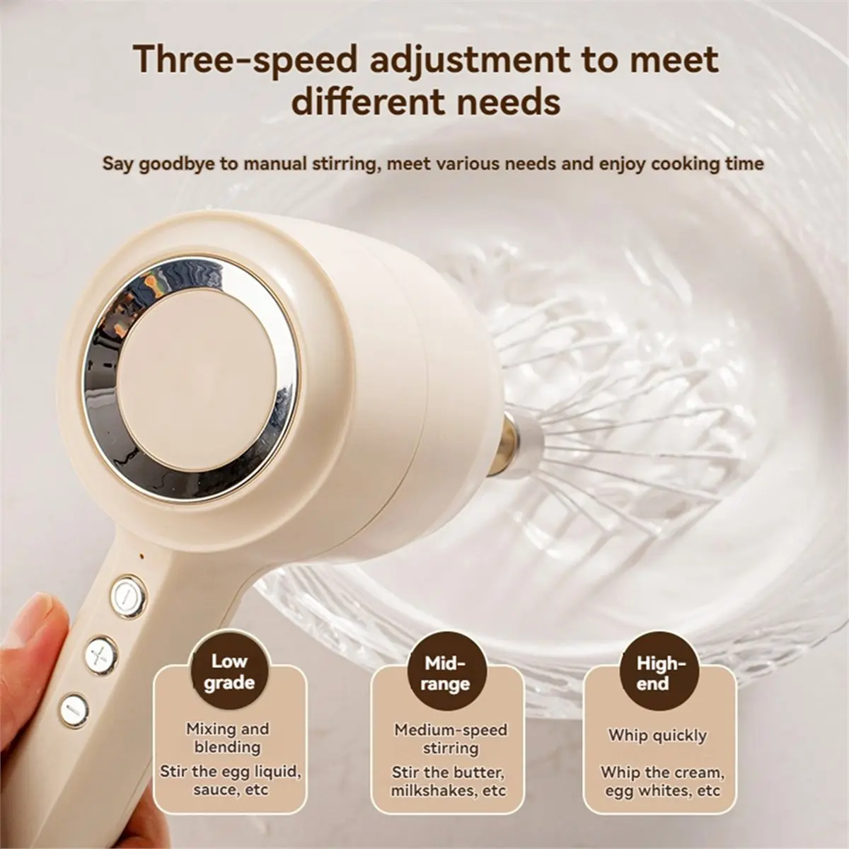 Industrial Tools Eggbeater Electric Household Small Light Cream Beater Cake Maker Automatic