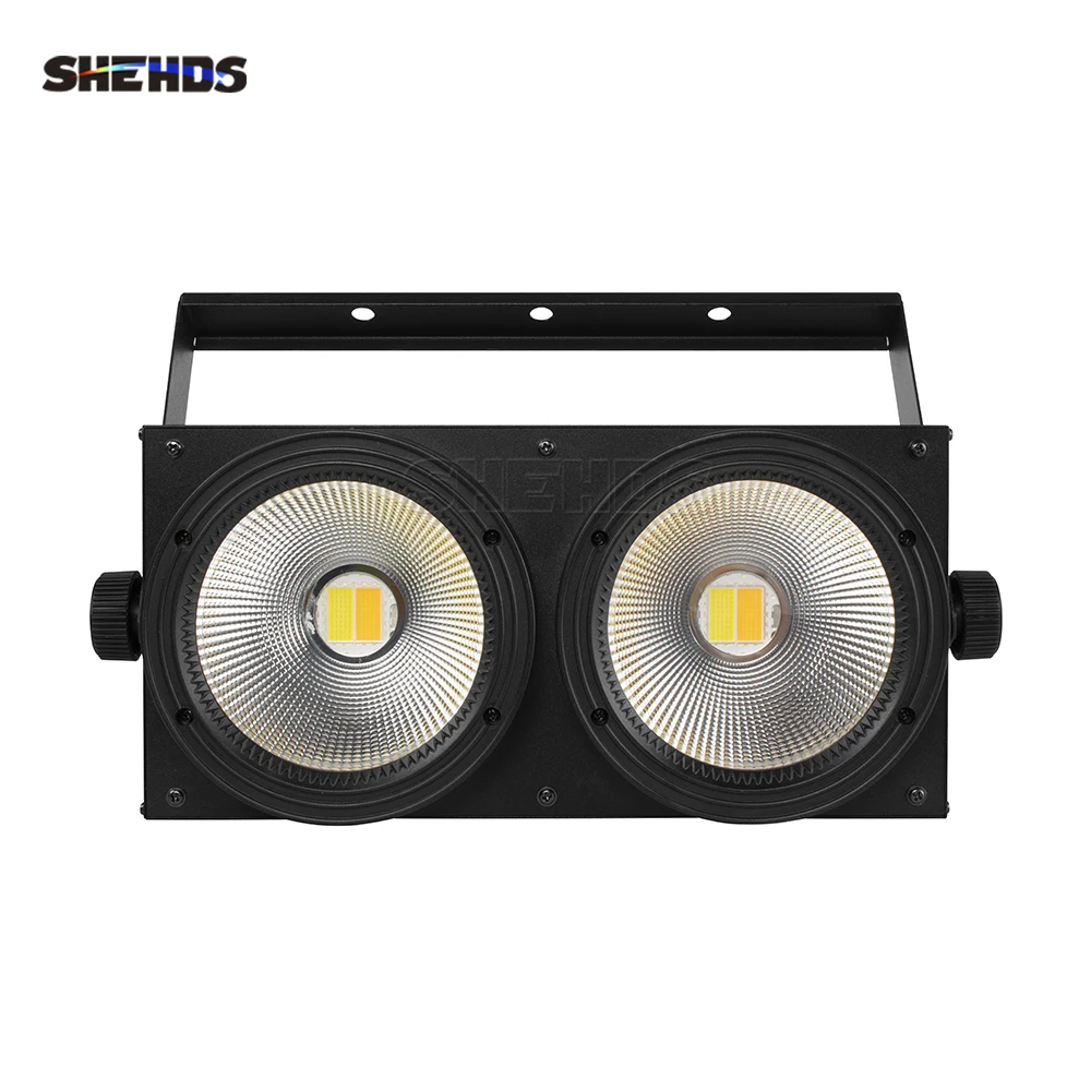 shehds led stage light para party eyes cob lighting iluminacao branca quente e fria dmx512 banquete e entretenimento 200w 01