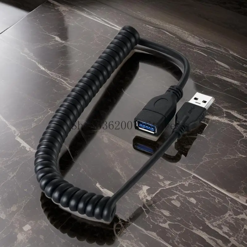 Spring USB Удлинительный шнур мужского к женскому подключению для жесткого диска ПК и принтера 40JB