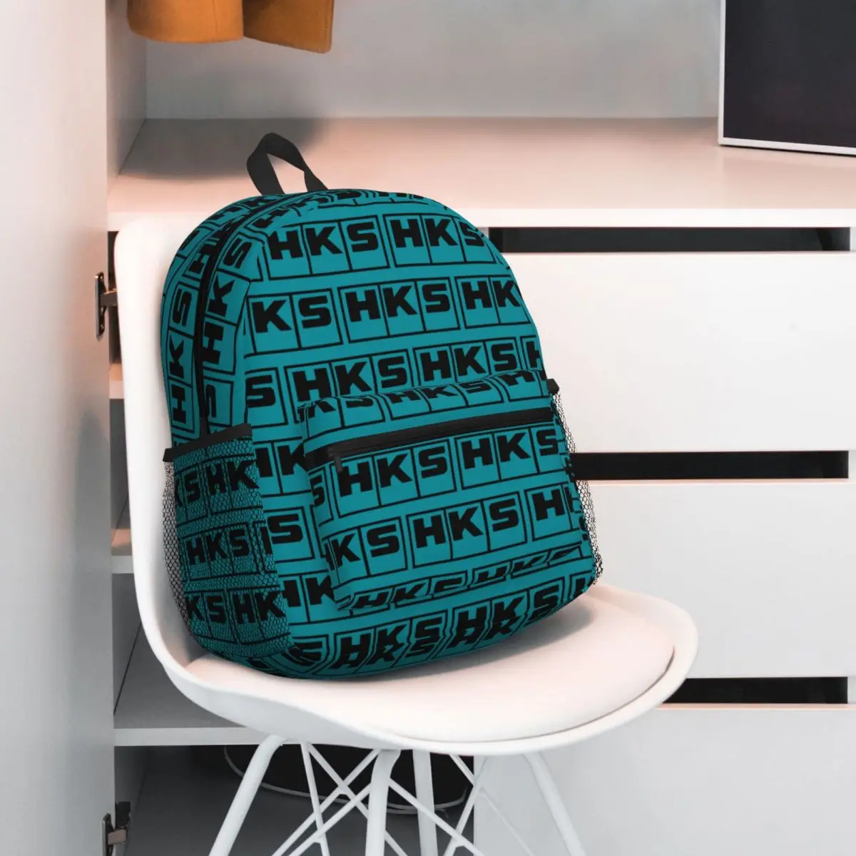 Jdm Hks Power And Sports Japanese Style Logo Backpack Student BookBag Kids School Bag Laptop Shoulder Bags for Men Women