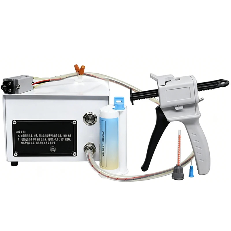 

Handheld AB Adhesive Dispenser with Cooling System AB Adhesive Mixing and Dispensing Machine Electronics/Lighting