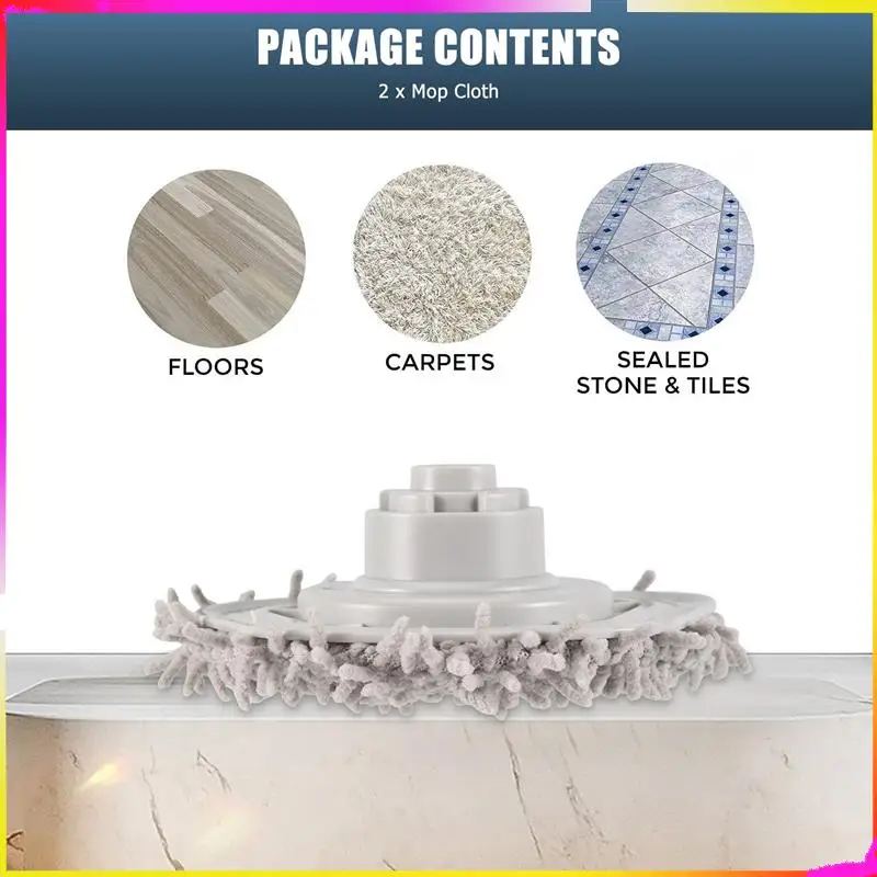 M04K 2 шт. тряпка для швабры для Xiaomi Dreame Bot W10, подметальный робот-пылесос, аксессуары, запасные части