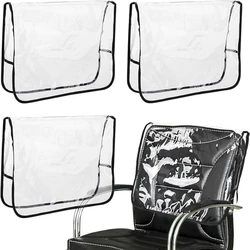 1/3/5pcs chair back cover plastic transparent salon chair back cover suitable for most standard chairs to prevent stains